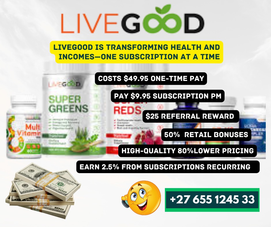 Unlock Your Health, Wealth & Freedom with LiveGood
